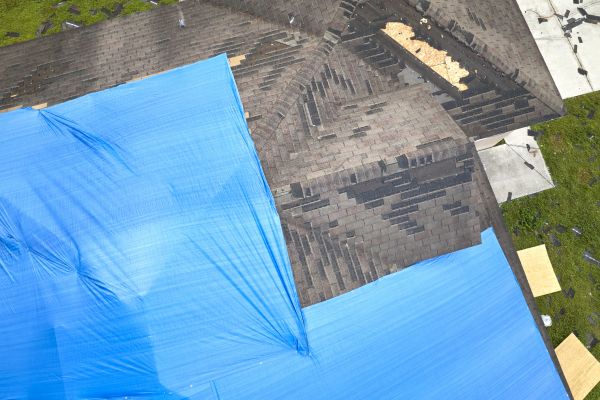 Storm Damage Roof Tarping in Ballston Spa